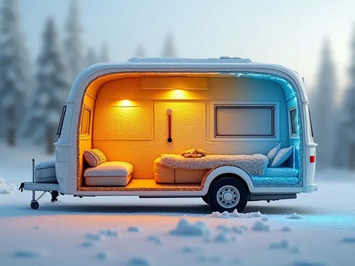 dernier blog d'entreprise sur Conseils pour le camping-car en hiver : rester au chaud sur la route