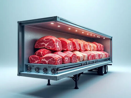 บล็อก บริษัท ล่าสุดเกี่ยวกับ มาตรฐานใหม่ช่วยเพิ่มความสดใหม่ในการขนส่งเนื้อสัตว์แช่เย็น