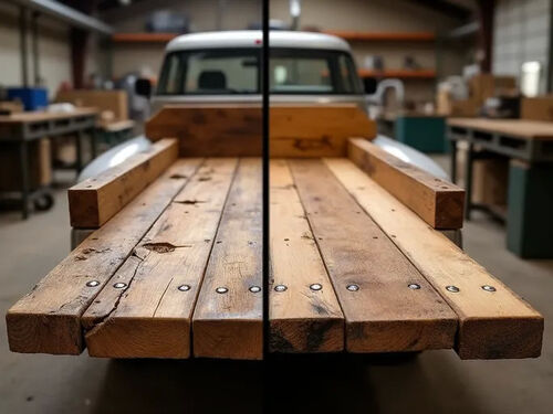 latest company blog about Reclaimed Oak Gains Popularity for Durable Truck Bed Repurposing
