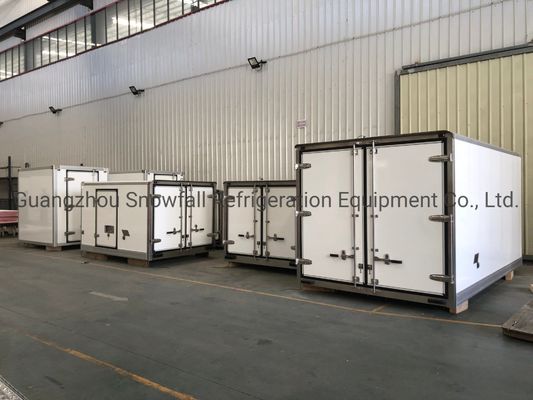 Harga yang bagus Warna Putih FRP CBU Kandang Truk Pendingin Dengan Jenis Transmisi Manual on line