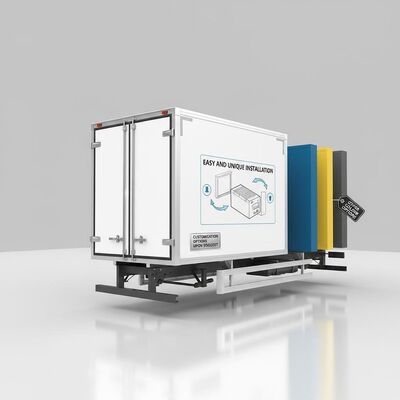 Un buen precio. Caja de camión refrigerada de fácil instalación con opciones de color personalizables y aislamiento de espuma de poliuretano en línea