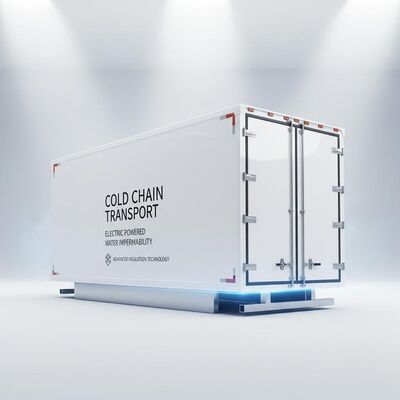 Un bon prix. Caisson frigorifique électrique pour camion avec structure en panneau sandwich et excellente imperméabilité à l'eau pour le transport en chaîne du froid en ligne