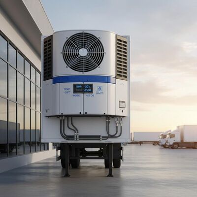 Harga yang bagus Unit Pendingin Transportasi dengan Tingkat Kebisingan di Bawah 65 DB Defrost Gas Panas dan Kapasitas Bantalan Besar on line