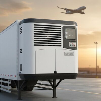 Goede prijs. Stille vrachtwagenkoelunit met elektromechanische regelaar en breed temperatuurbereik voor transportkoeling online