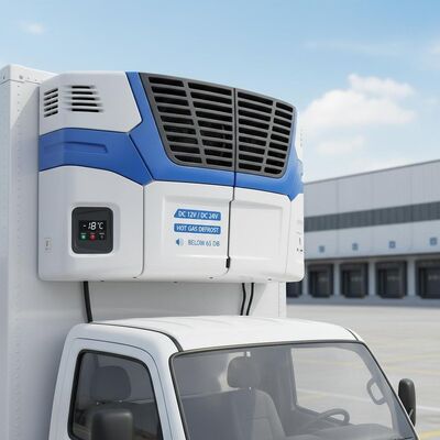 Goede prijs. Vervoerskoelingseenheid met DC 12V / DC 24V Spanning Warm gas ontdooien en onder 65 DB geluidsniveau voor vrachtwagens online