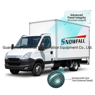 Un buon prezzo. Cassone per camion asciutto a nido d'ape leggero ottimizzato per la consegna urbana per un trasporto affidabile delle merci in linea