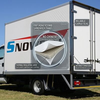 Un buon prezzo. Strato termicamente isolato Corpo di camion secco leggero per il trasporto affidabile di merci in linea