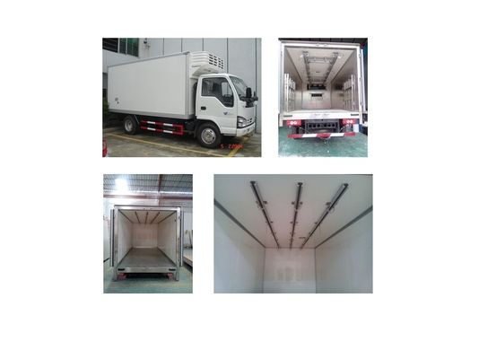 Un buen precio. Entrega de carne consistente y estable Cuerpo de camión refrigerado con formación a alta presión en línea