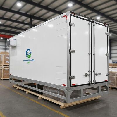 Harga yang bagus Fiberglass diperkuat plastik kotak truk pendingin dengan vakum panel Tech dan Polystyrene Extruded busa isolasi on line