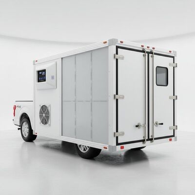 Un buen precio. Caja de camión refrigerada de acero con aislamiento de espuma de poliestireno extrudido para Ford Pickup en línea